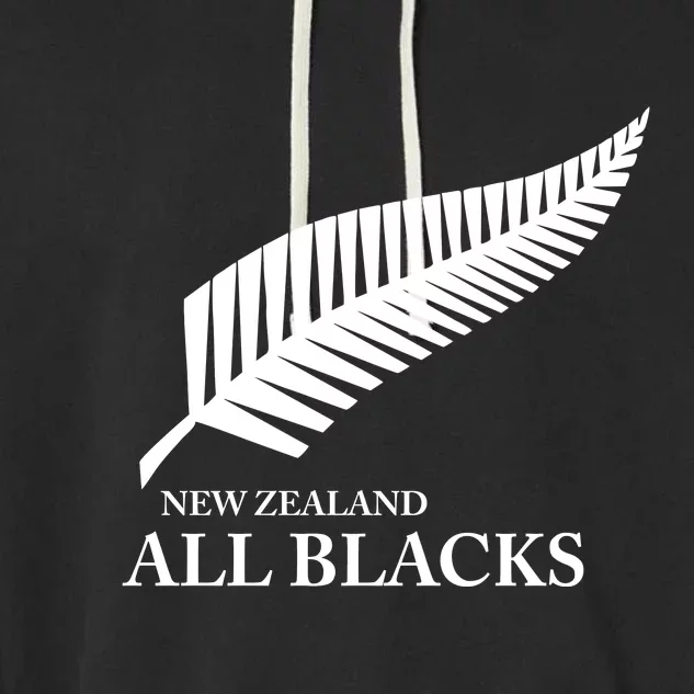 Kiwi All Blacks New Zealand Garment-Dyed Fleece Hoodie