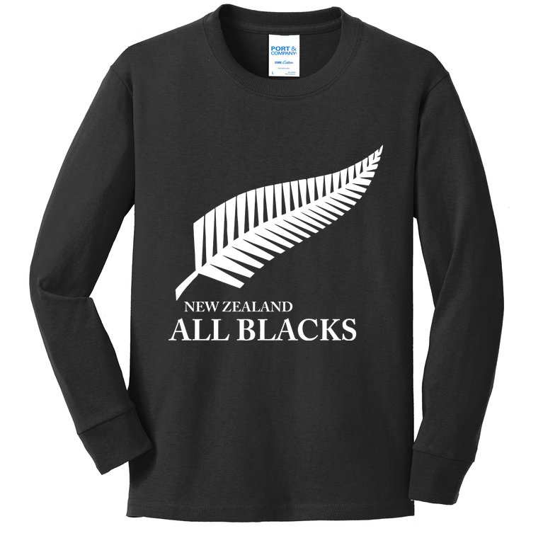 Kiwi All Blacks New Zealand Kids Long Sleeve Shirt