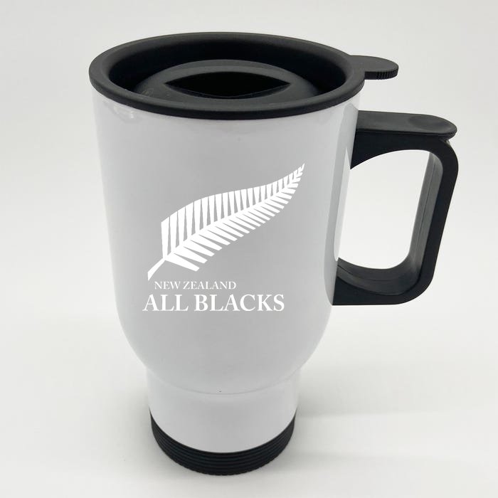 Kiwi All Blacks New Zealand Front & Back Stainless Steel Travel Mug