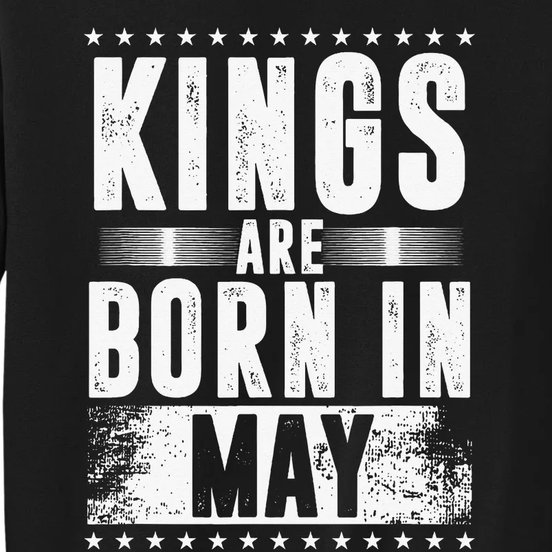 Kings Are Born In May Month Zodiac Sign Gemini Taurus Gift Sweatshirt