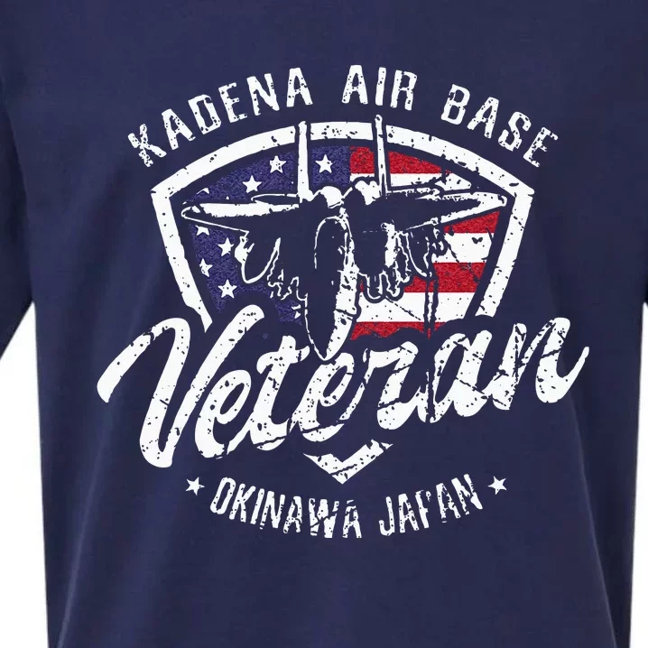 Kadena Air Base Veteran USAF Okinawa Japan Sueded Cloud Jersey T-Shirt