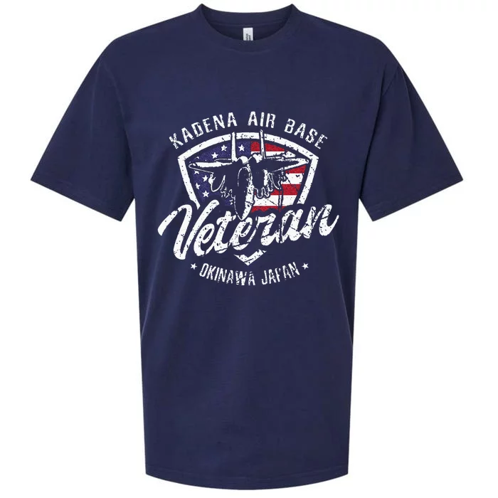 Kadena Air Base Veteran USAF Okinawa Japan Sueded Cloud Jersey T-Shirt