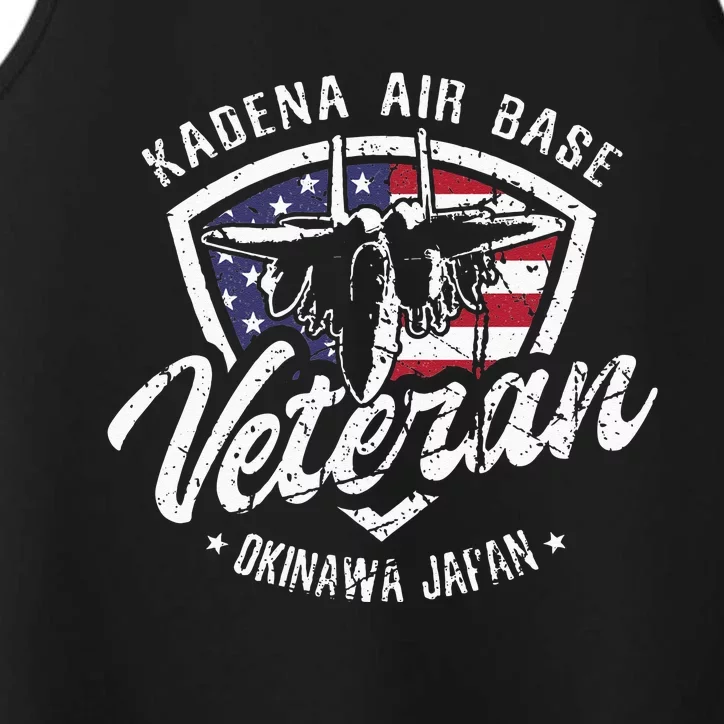 Kadena Air Base Veteran USAF Okinawa Japan Performance Tank