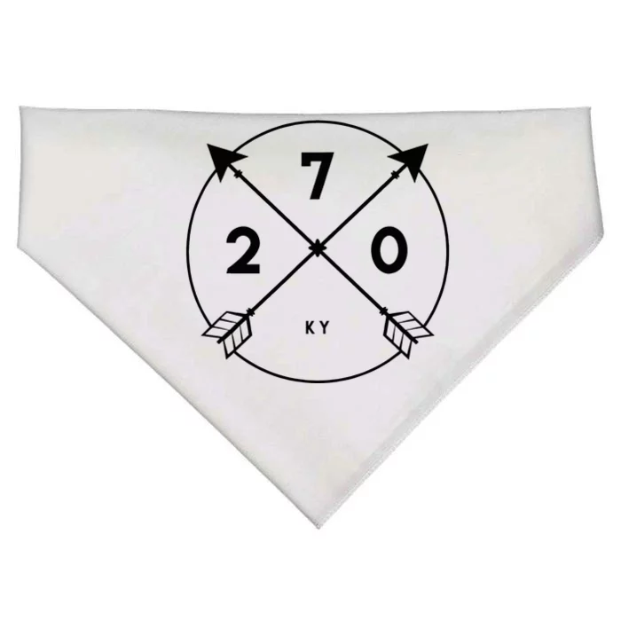 Kentucky Area Code 270 State Pride Souvenir USA-Made Doggie Bandana