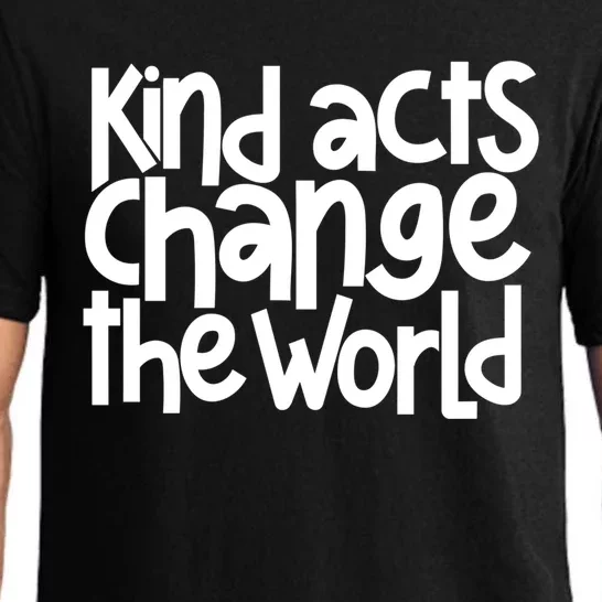 Kind Acts Change The World Anti Bullying Week Unity Day Gift Pajama Set