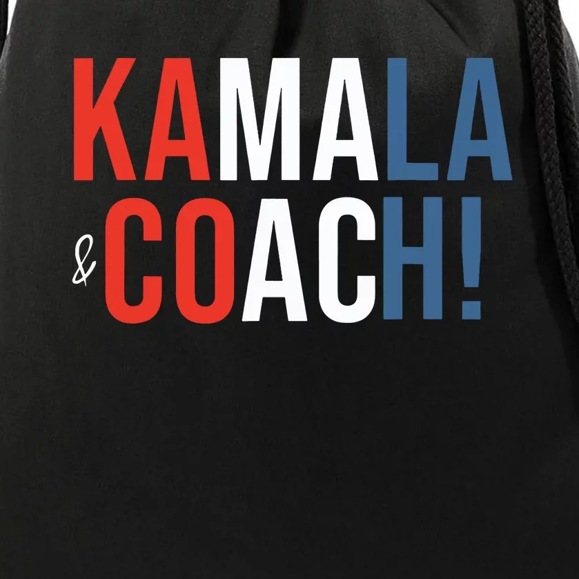 Kamala And Coach Drawstring Bag