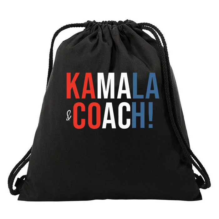 Kamala And Coach Drawstring Bag