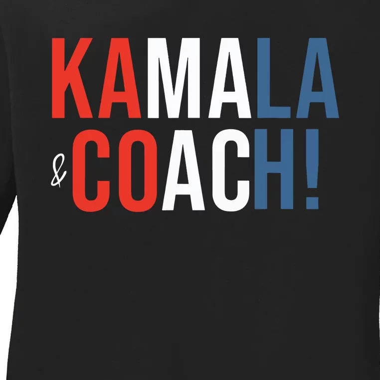 Kamala And Coach Ladies Long Sleeve Shirt