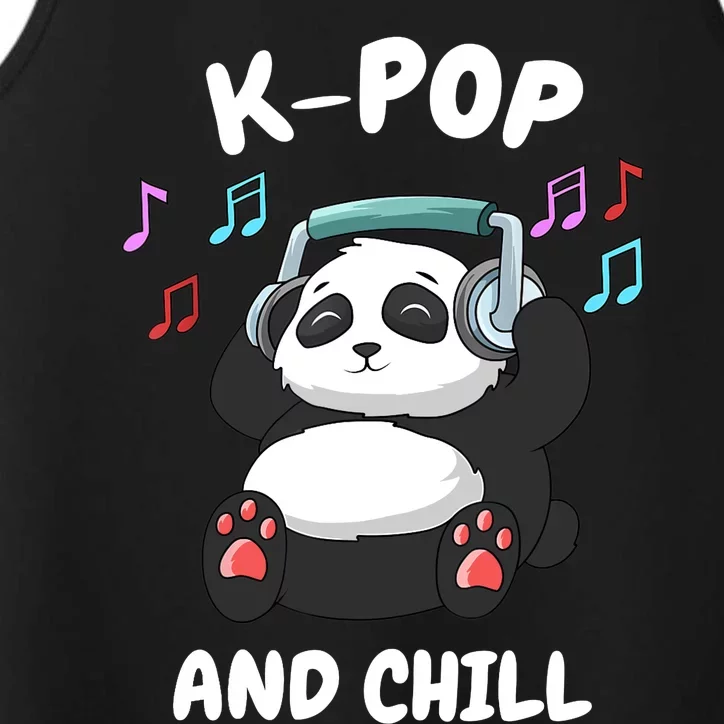 KPop And Chill Korean Panda Korea Music KDrama Performance Tank