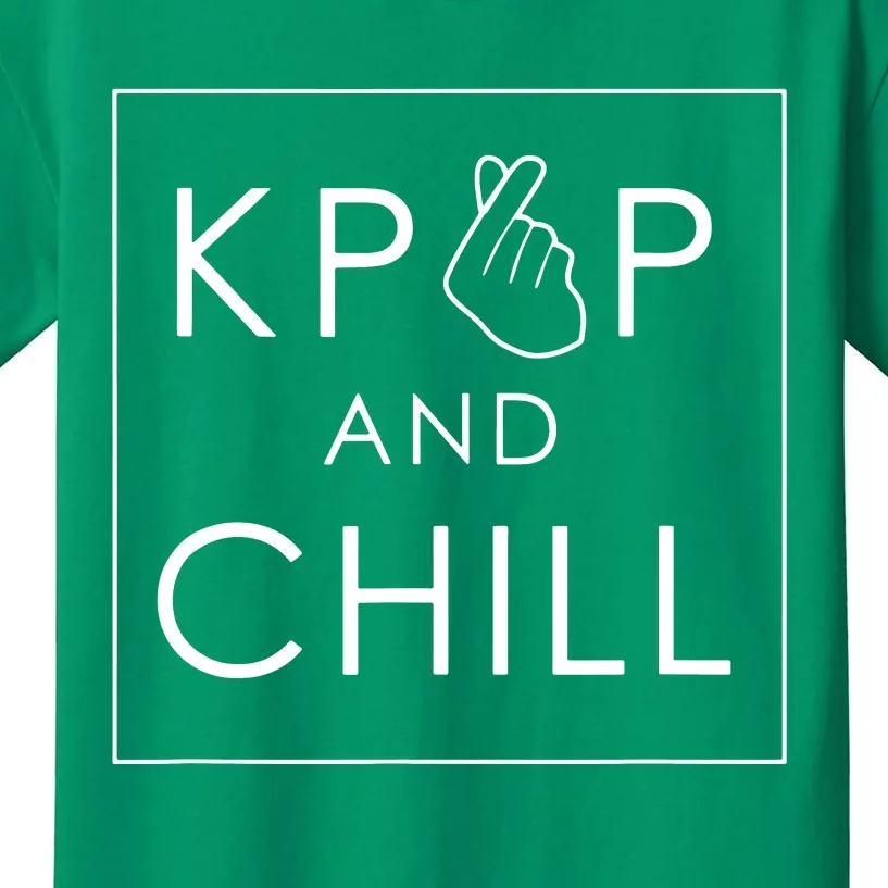 Kpop And Chill Cute Music Kids T-Shirt