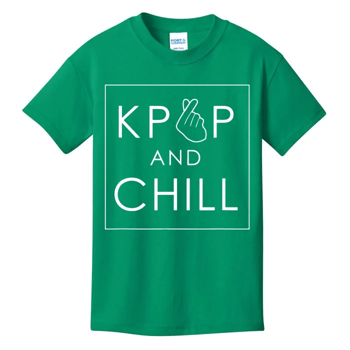 Kpop And Chill Cute Music Kids T-Shirt