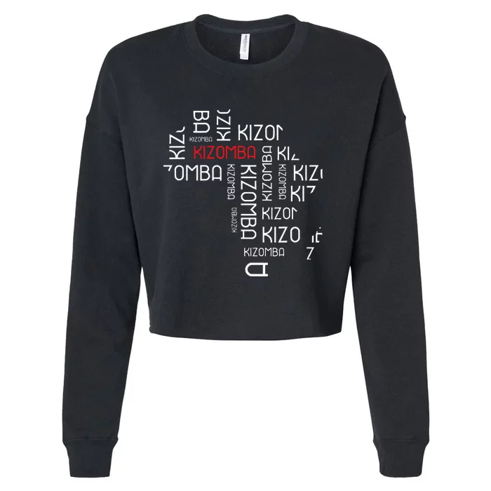 Kizomba Africa Dance Lover Beautiful Cute Funny Cropped Pullover Crew