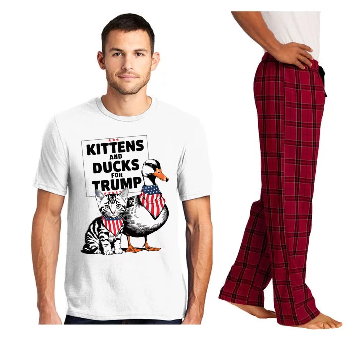 Kittens And Ducks For Trump Kittens For Trump Cats Pajama Set