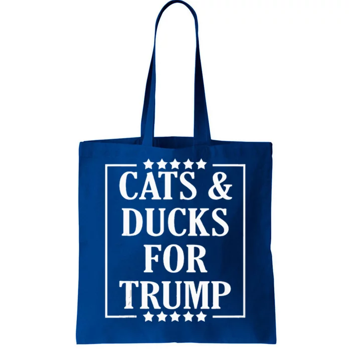 Kittens And Ducks For Trump Cats And Ducks For Trump 2024 Tote Bag