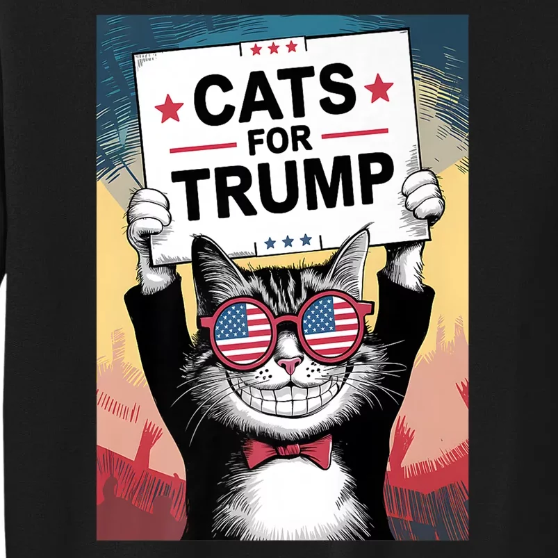 Kittens And Ducks For Trump 2024 Cats For Trump Vance 2024 Gifft Sweatshirt