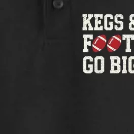 Kegs And Eggs Football Go Big Red Dry Zone Grid Performance Polo