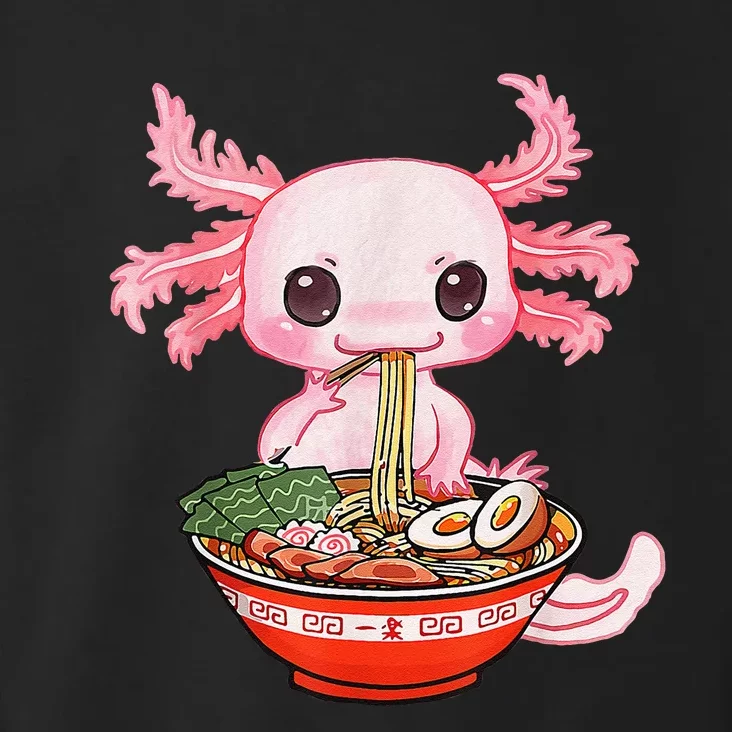 Kawaii Axolotl Eating Ra Noodles Anime Gift Toddler Hoodie