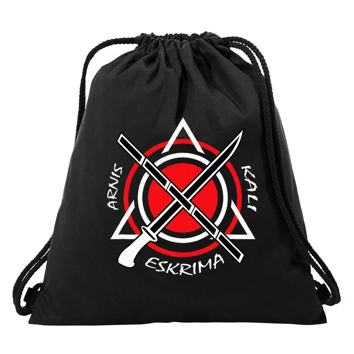 Kali Arnis Escrima Philippine Martial Arts Fma Drawstring Bag