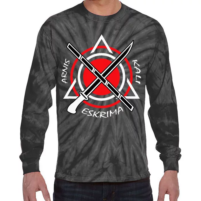 Kali Arnis Escrima Philippine Martial Arts Fma Tie-Dye Long Sleeve Shirt