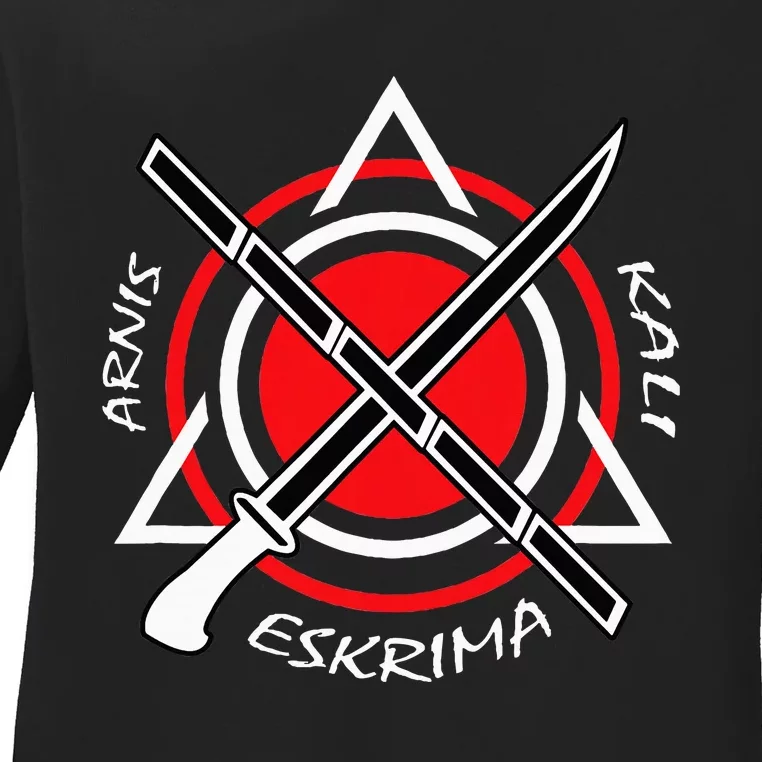 Kali Arnis Escrima Philippine Martial Arts Fma Ladies Long Sleeve Shirt