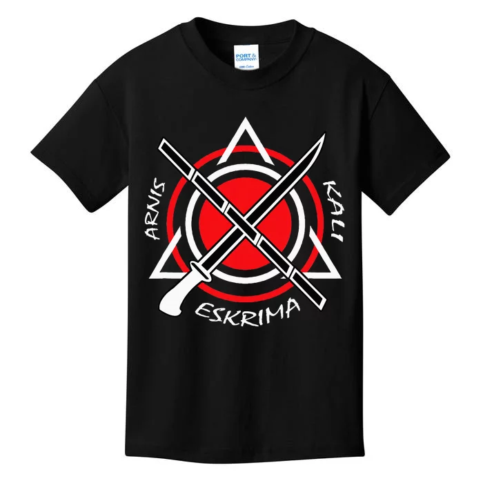 Kali Arnis Escrima Philippine Martial Arts Fma Kids T-Shirt