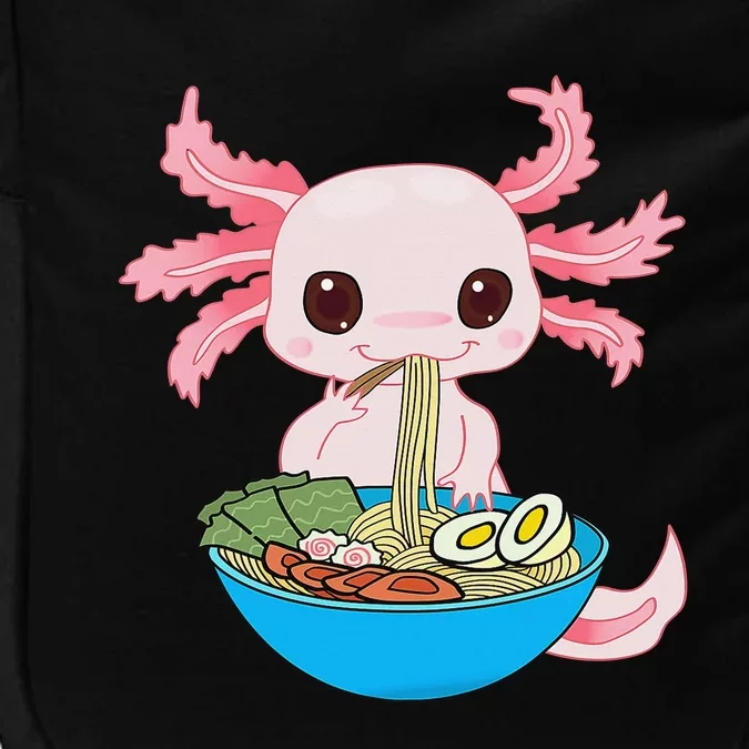 Kawaii Axolotl Eating Ra Noodles Anime Impact Tech Backpack