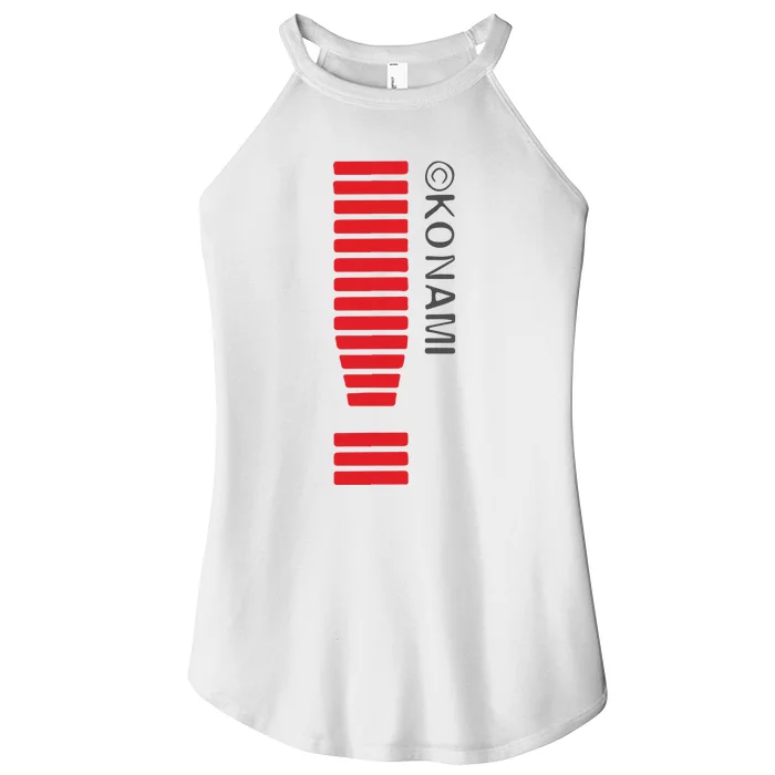 Konami Alert Embroidered Women’s Perfect Tri Rocker Tank