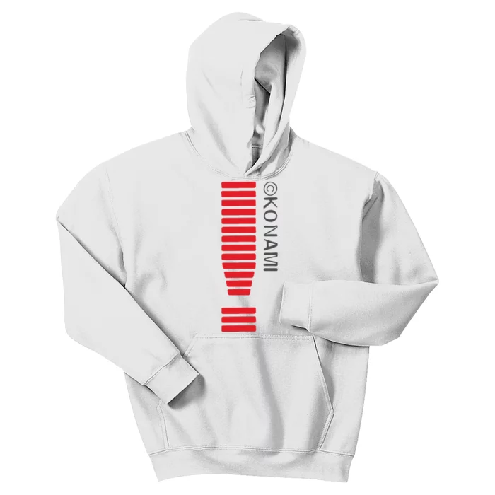 Konami Alert Embroidered Kids Hoodie