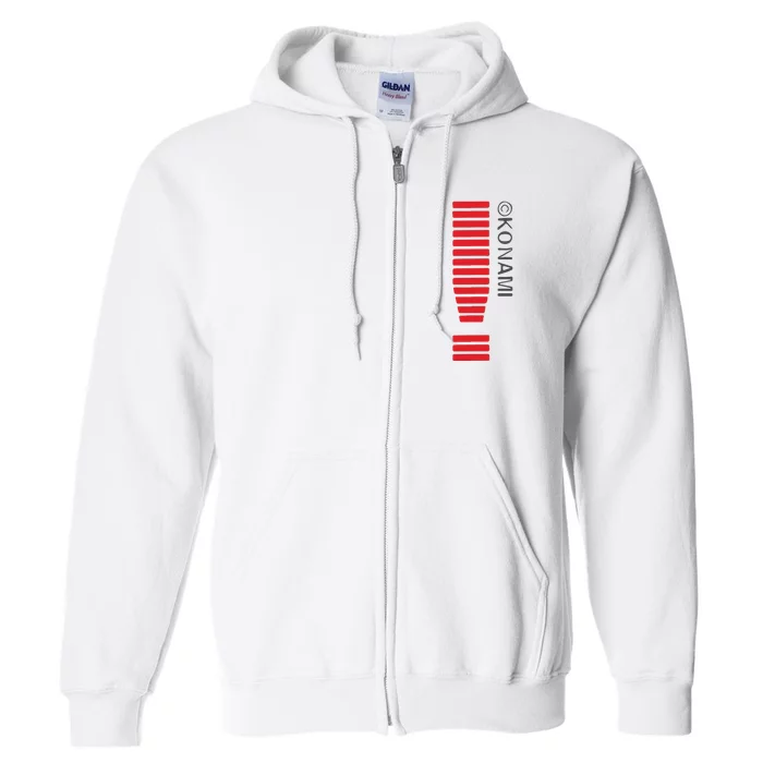 Konami Alert Embroidered Full Zip Hoodie