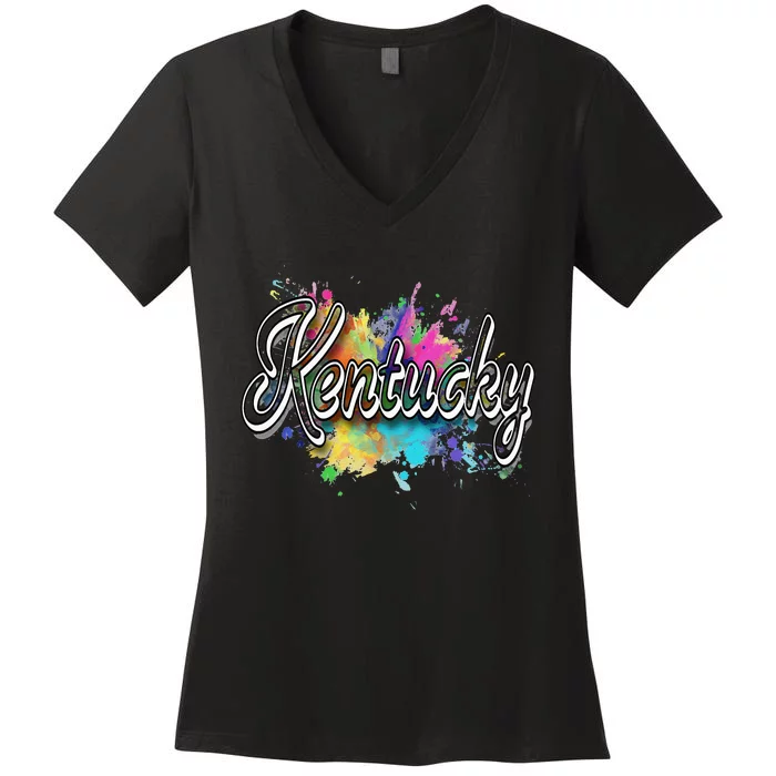 Kentucky Apparel For Men Women & Kids Kentucky Women's V-Neck T-Shirt