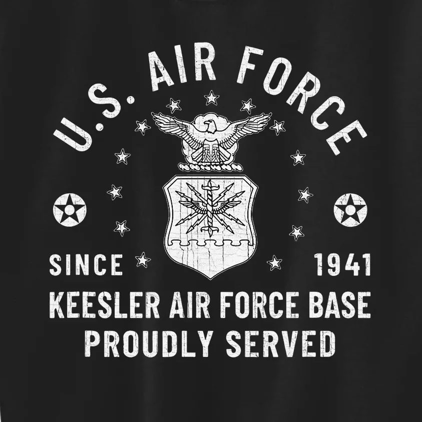 Keesler Air Force Base USAF Keesler AFB Mississippi Kids Sweatshirt