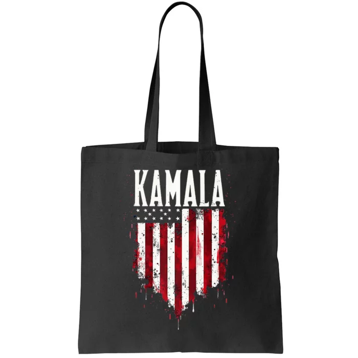 Kamala American Flag Premium Tote Bag