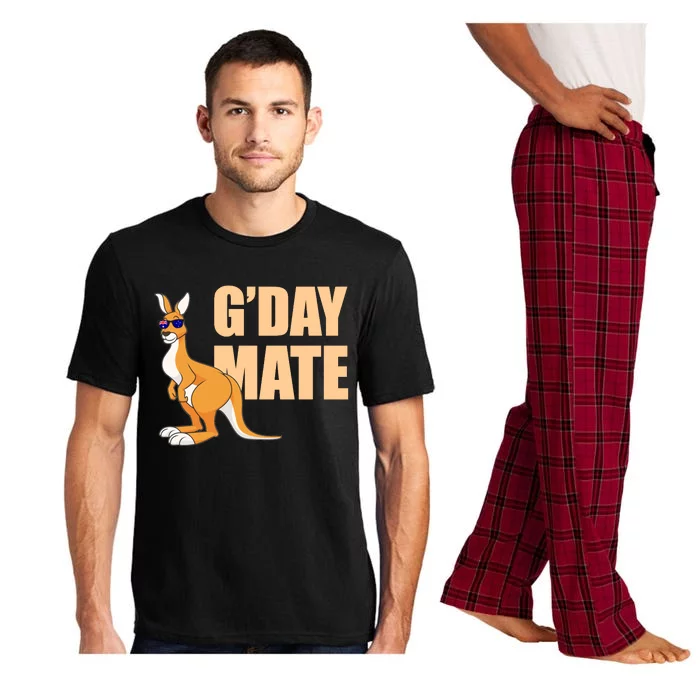 Kangaroo Australia G'Day Mate Australian Symbol Pajama Set