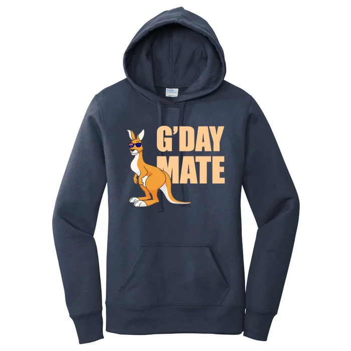 Kangaroo Australia G'Day Mate Australian Symbol Women's Pullover Hoodie