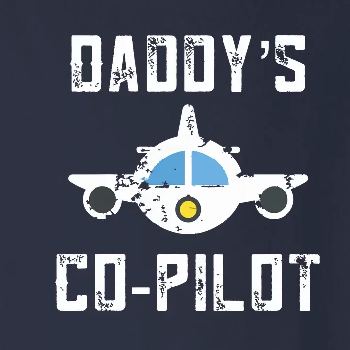 Kids Airplane Gifts For Kids Future Pilot Training Daddys CoPilot Toddler Long Sleeve Shirt