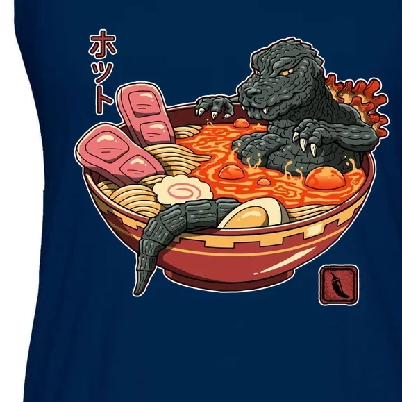 Kaiju Lava Ramen Ladies Essential Flowy Tank