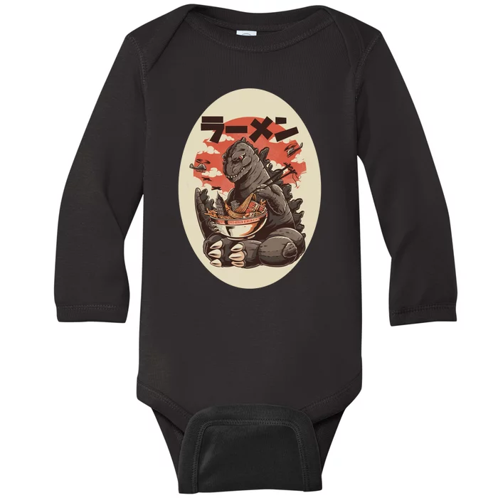 Kaiju's Ramen Baby Long Sleeve Bodysuit