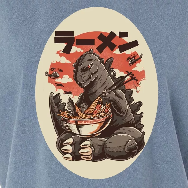 Kaiju's Ramen Garment-Dyed Women's Muscle Tee