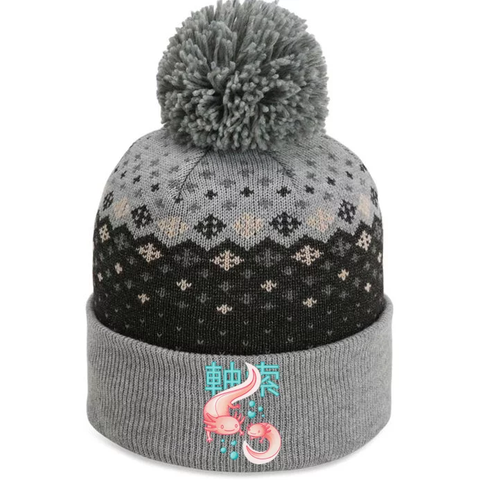 Kawaii Axolotls Japanese Aesthetic Harajuku Anime Axolotl The Baniff Cuffed Pom Beanie