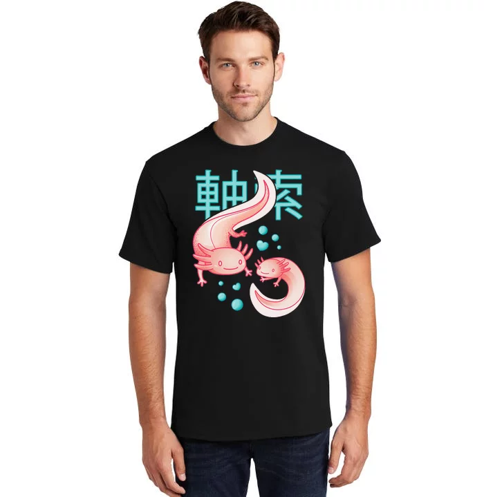 Kawaii Axolotls Japanese Aesthetic Harajuku Anime Axolotl Tall T-Shirt