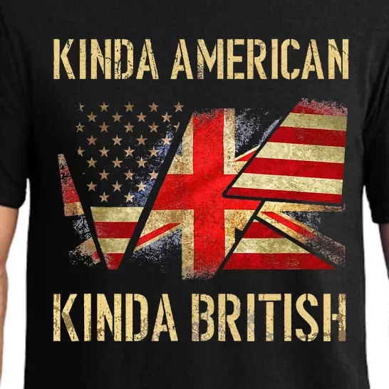 Kinda American Kinda British Dual Citizenship US UK Flag Pajama Set