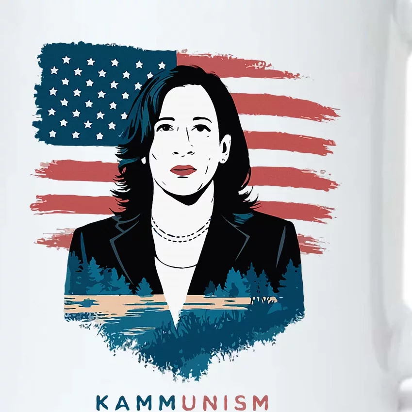 Kammunist Anti Kamala Harris Election Black Color Changing Mug