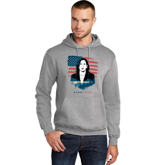 Kammunist Anti Kamala Harris Election Tall Hoodie