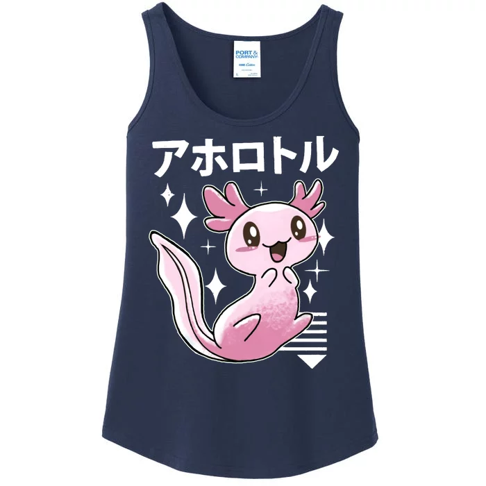 Kawaii Axolotl Ladies Essential Tank