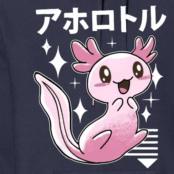 Kawaii Axolotl Premium Hoodie