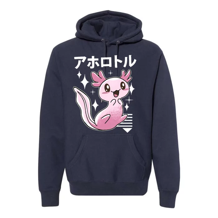 Kawaii Axolotl Premium Hoodie