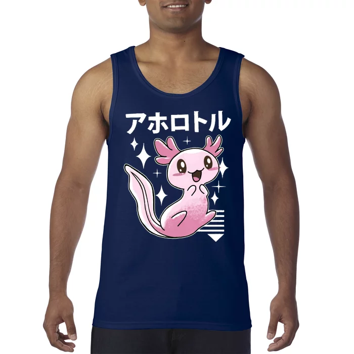 Kawaii Axolotl Tank Top