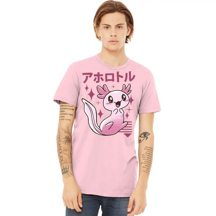 Kawaii Axolotl Premium T-Shirt