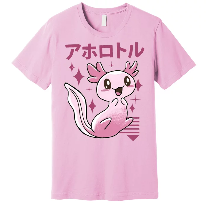 Kawaii Axolotl Premium T-Shirt