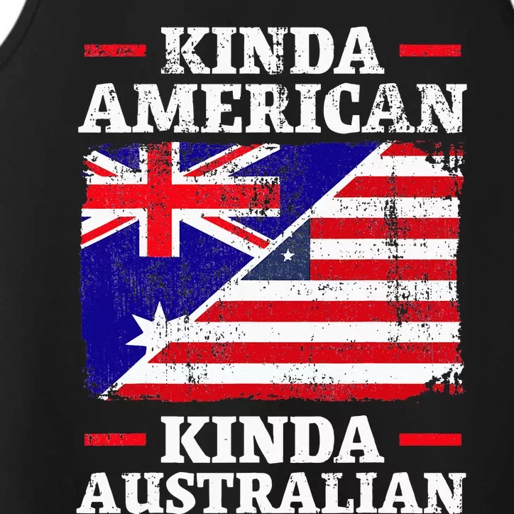 Kinda American Kinda Australian America Australia USA Performance Tank